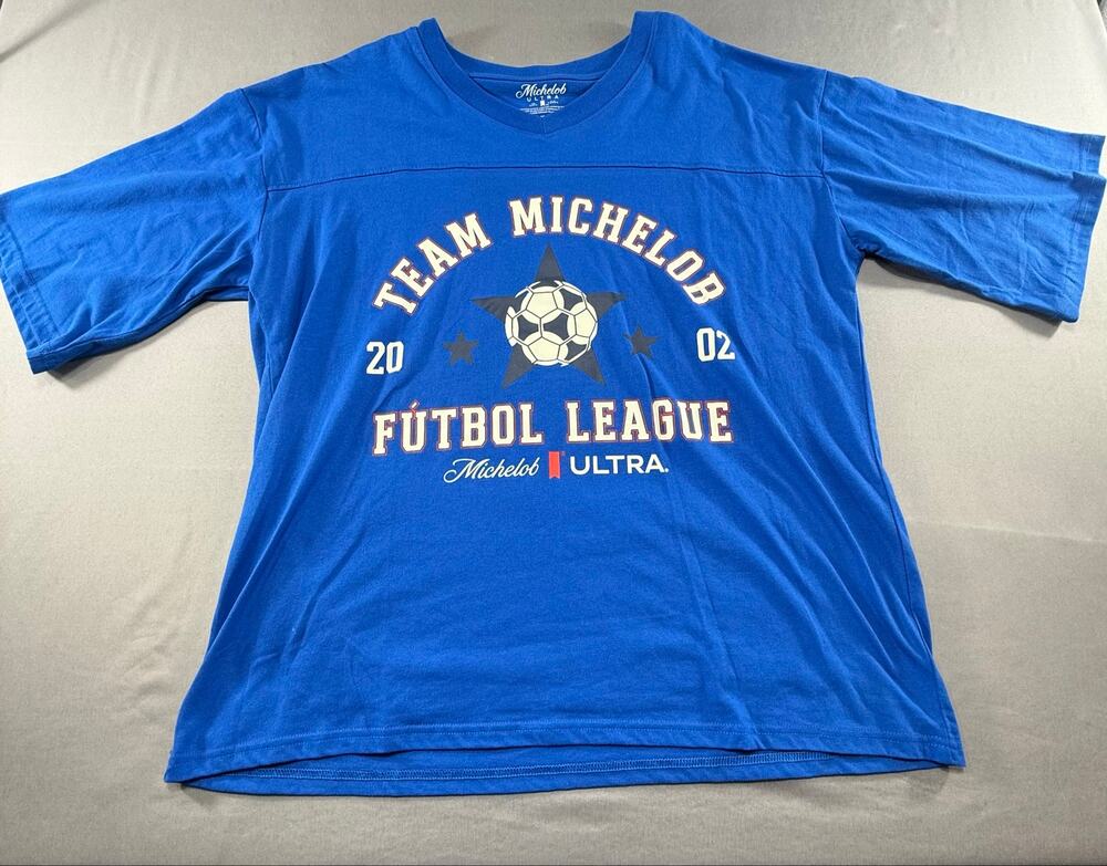 Michelob Ultra Team Michelob Futbol League Jersey T-Shirt Men’s XL Blokecore NWT